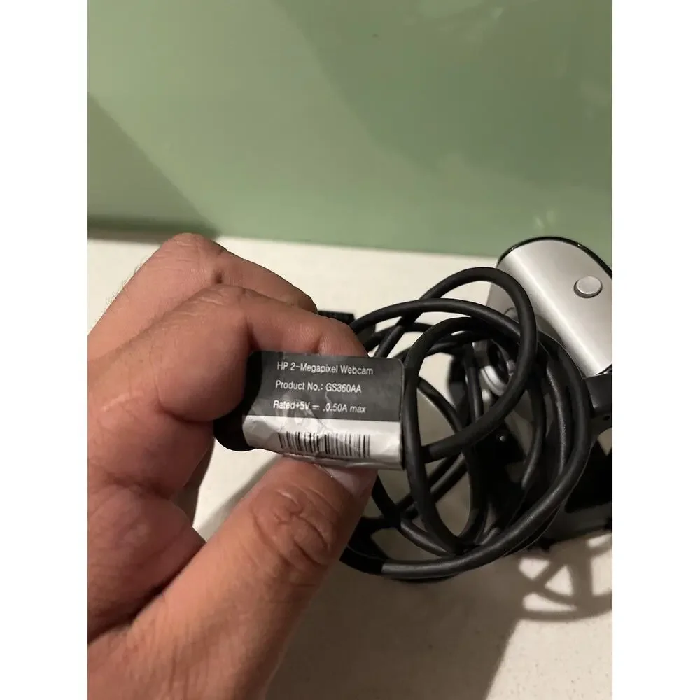 Hewlett-Packard HP 2-Megapixel Webcam (#RZ406AA#ABA)